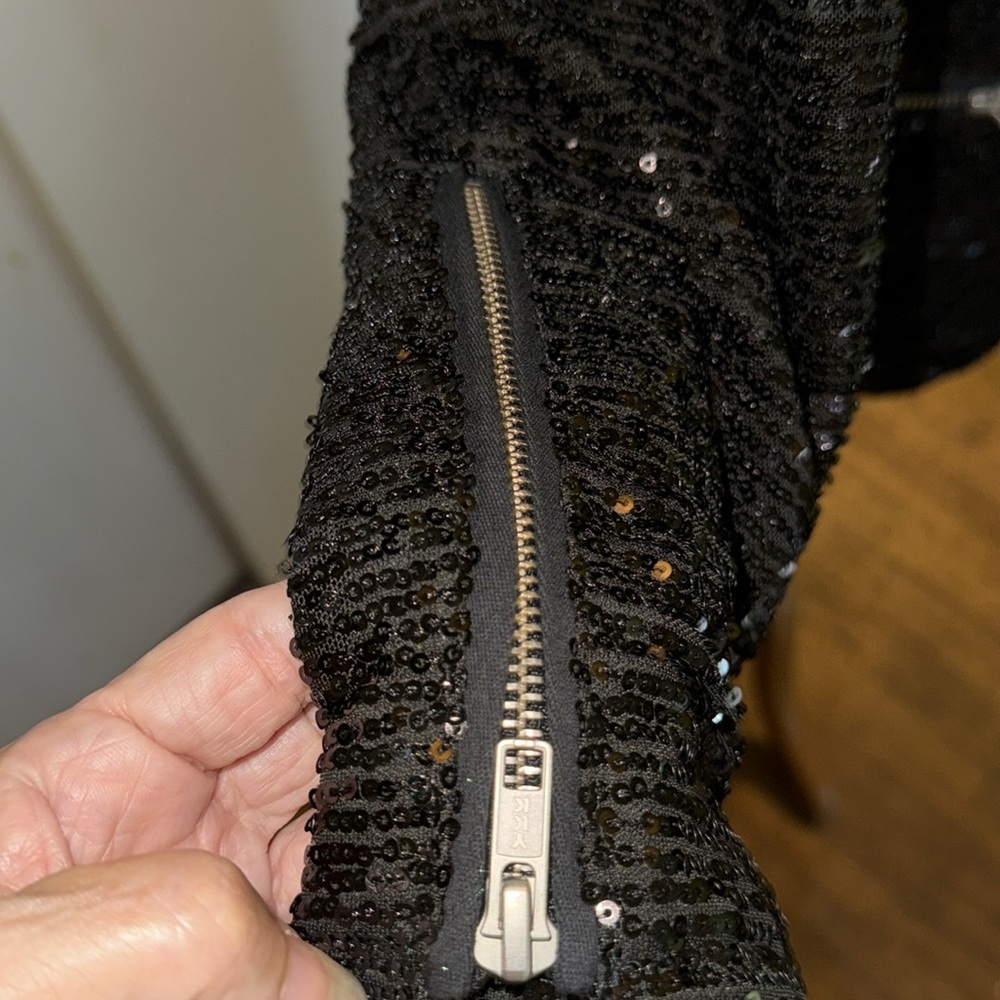 Free People/We The Free medium black sequined top - Picture 14 of 16